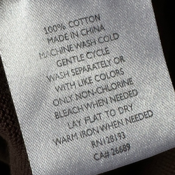 PING Golf Chocolate Brown V Neck Sweater XXL - Picture 7 of 8